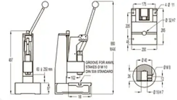 Коленно-рычажный пресс EMG 20HR