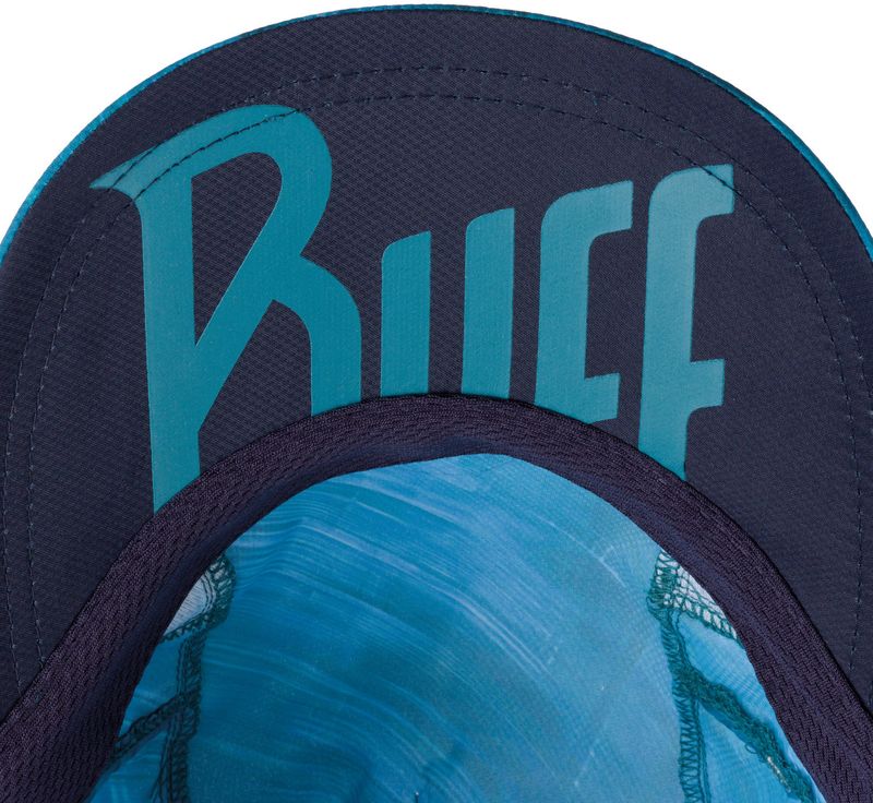 Спортивная кепка для бега женская Buff Pro Run Cap R-B-Magik Turquoise Фото 2