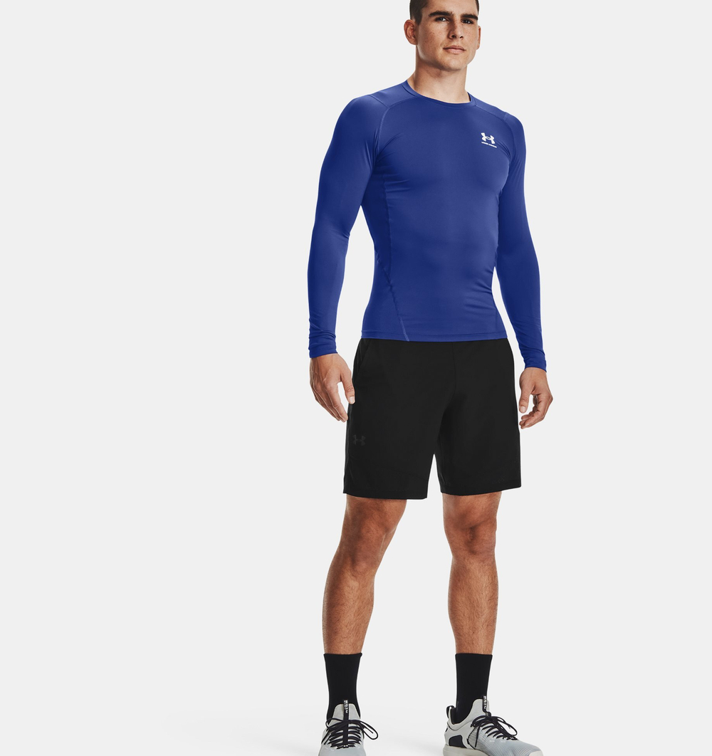 Рашгард мужской Under Armour UA HG Armour Comp LS-BLU