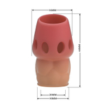 Реалистичная насадка на пенис Oscar (Цвет: телесный)