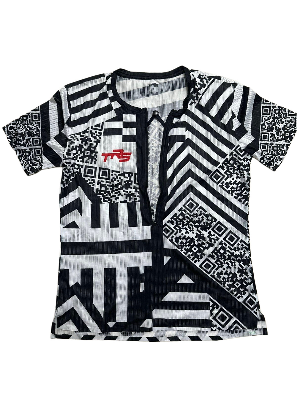 Футболка мужская с замком TRS QR (унисекс)