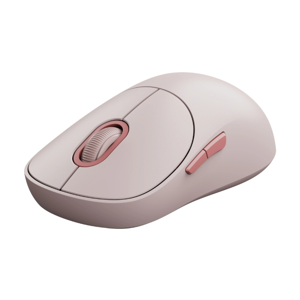 Мышь Xiaomi Wireless Mouse 3, Pink (беспроводная 2.4 GHz, Bluetooth) Бесшумная