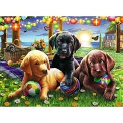 Puzzle Puppy Picnic 100 pcs