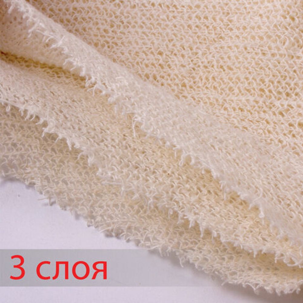 Тряпка для пола 60х80 см, трехслойная, нитепрошивная (НЕТКОЛ), 360 г/м2, 100% хлопок, LAIMA, 606632