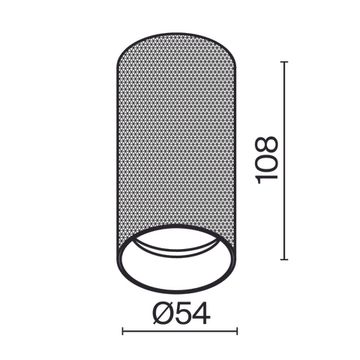 Потолочный светильник Technical C080CL-01-GU10-W