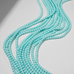 Хрустальный жемчуг, оттенок "Мятный макарун", шар 4,2мм