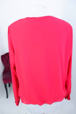 Блузка Kifayet алая, приятная к телу 48-50 размер