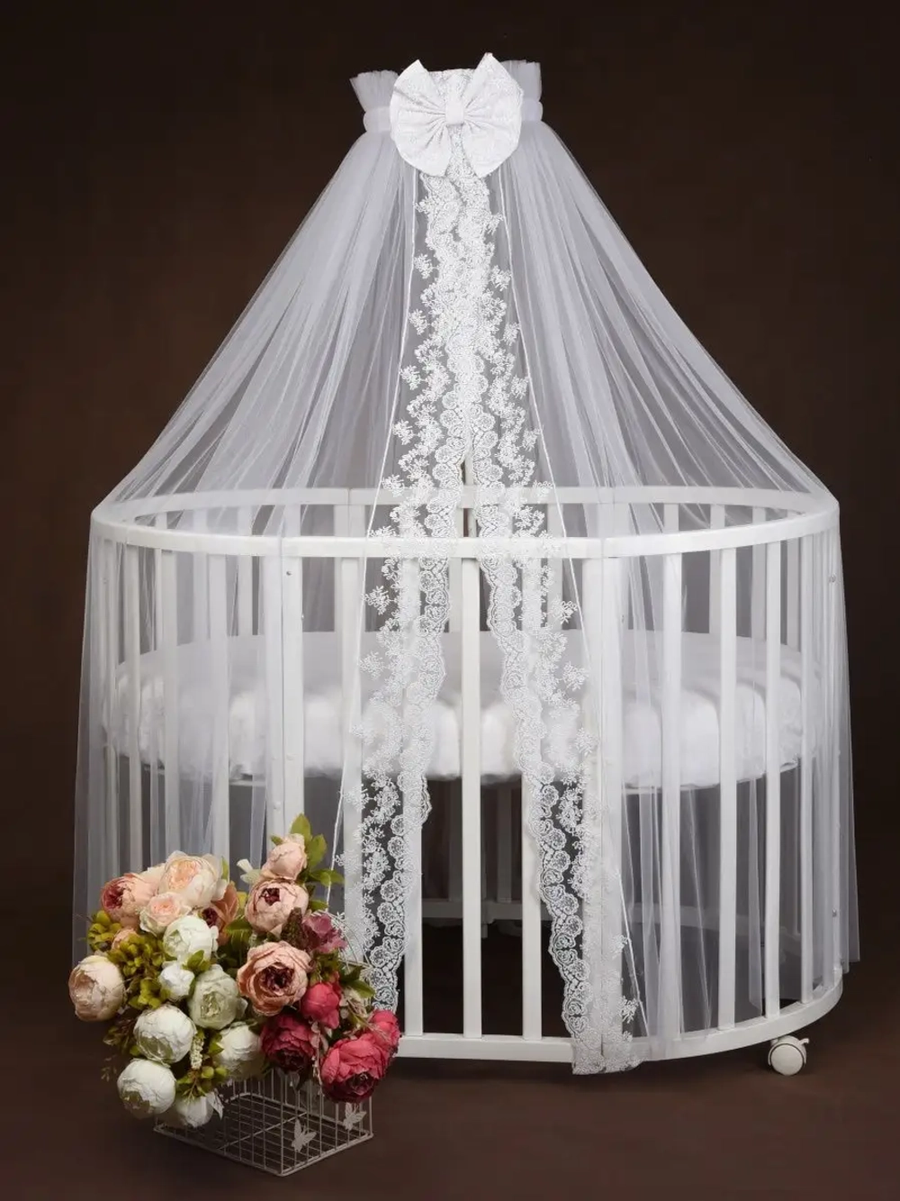 Балдахин с кружевом "Версаль"