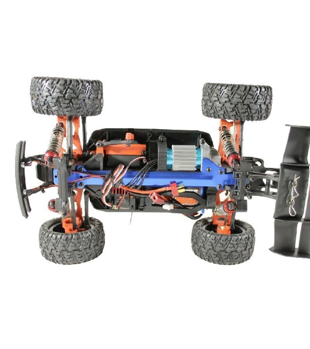 Радиоуправляемая трагги Remo Hobby S EVO-R Brushless UPGRADE V2.0 (синяя) 4WD 2.4G 1/16 RTR