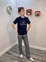 Пижама мужская "Альпы К.П" брюки (Оптима)