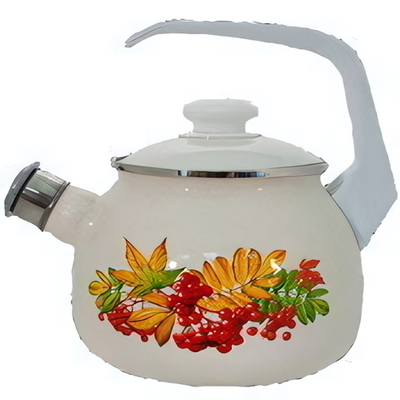 Чайник эмалированный 2,5 литра «Рябина» С-2711АП/4Жм