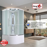 Душевая кабина AvaCan EM Серия EM5011LEDnew 110х110 с подсветкой