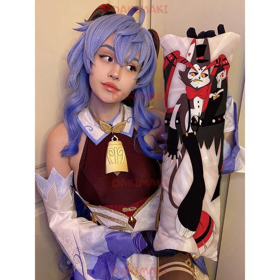 Мини дакимакура Хаск Отель Хазбин арт. M1208, 60х20 см