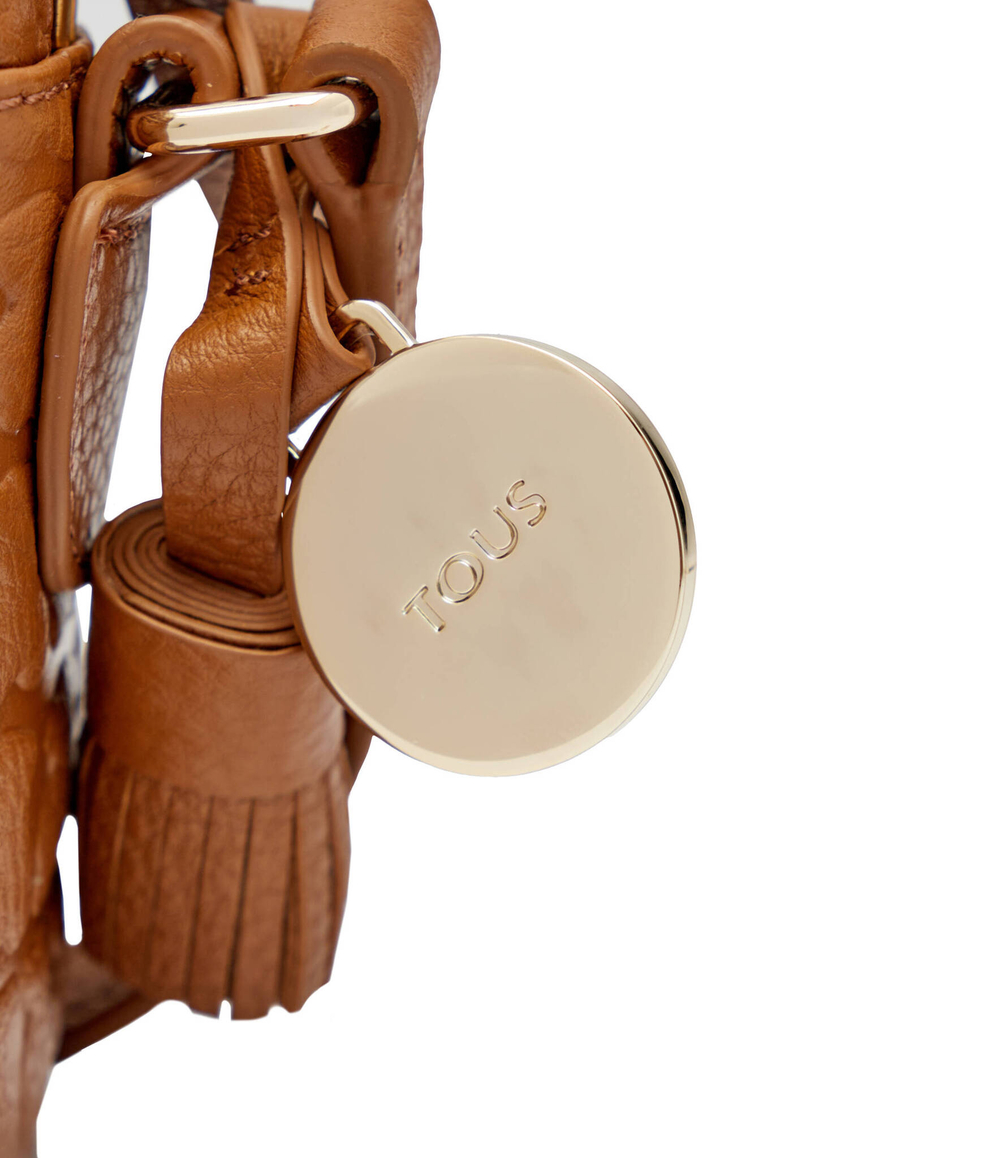 Кожаная сумка через плечо BANDOLERA SHERTON CUERO Tous - коричневый(20008391)