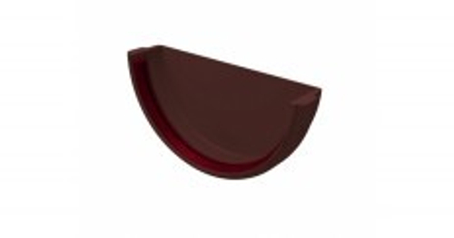 Заглушка желоба универсальная ПВХ Grand Line Стандарт, коричневый