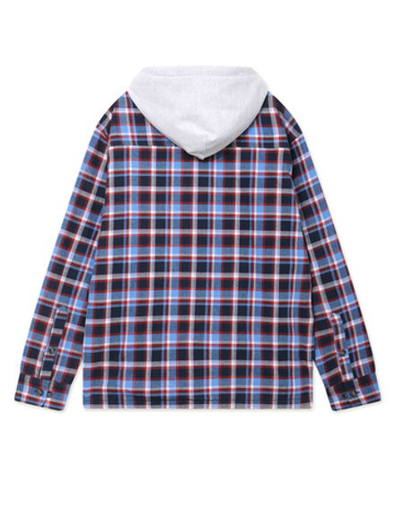 Рубашка С Капюшоном Hooded Flannel Shirt