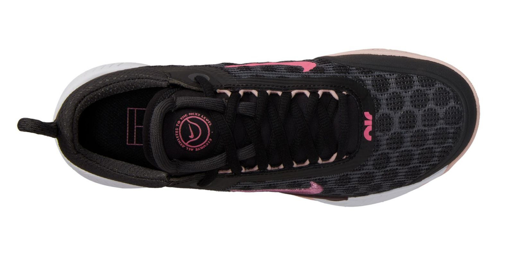 Женские Кроссовки теннисные Nike Zoom Court NXT - dark smoke grey/pinksicle/black