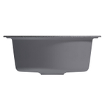 Мойкa MIXLINE ML-GM11 круглая, темно-серая (309), 500мм (глуб. чаши 180) (551822)