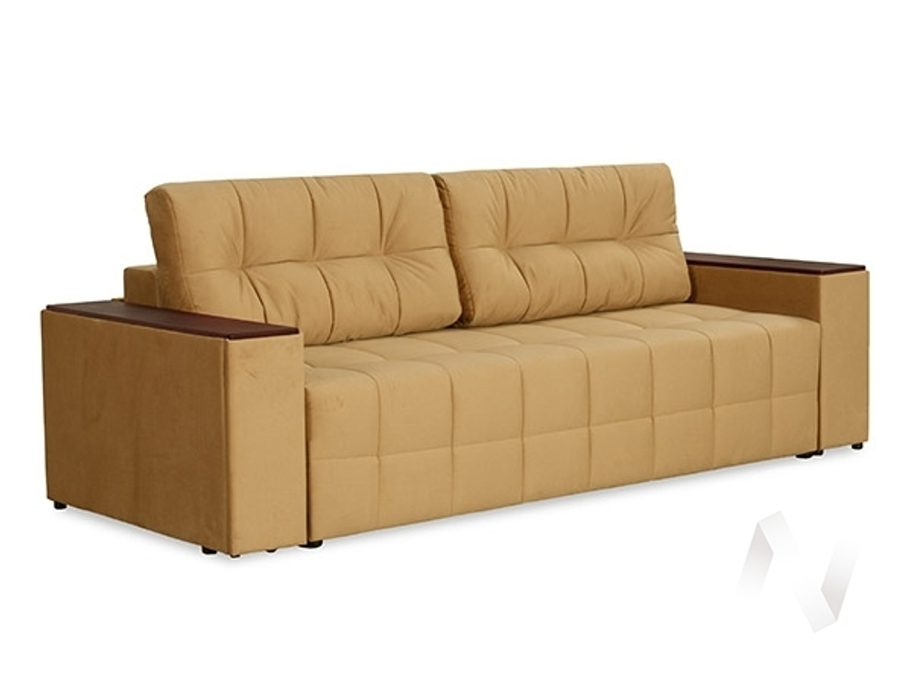 Диван прямой Элегант БД (2022) ДЕКОР ТИК/GROUND 13 (темно-бежевый)