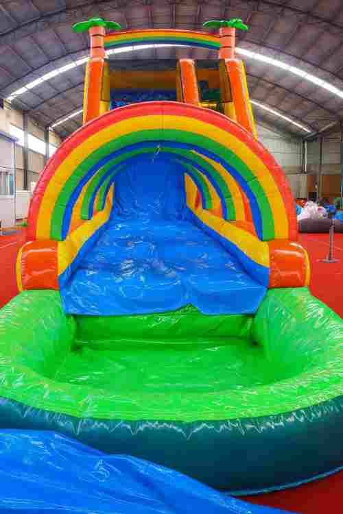 Водная горка с бассейном «Тропические выходные», 11*4*5 м