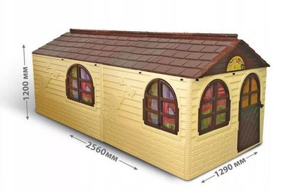 Домик детский №3, 256*129 см.