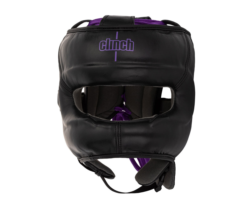 Шлем боксерский с бампером Clinch Undefeated черный C160