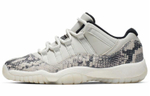 Кроссовки Jordan Air Jordan 11 Low Snakeskin Light Bone (Женская размерная сетка)