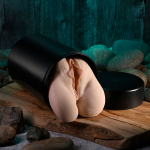 Мастурбатор Dani Daniels - вагина и анус (Цвет: телесный с черным)