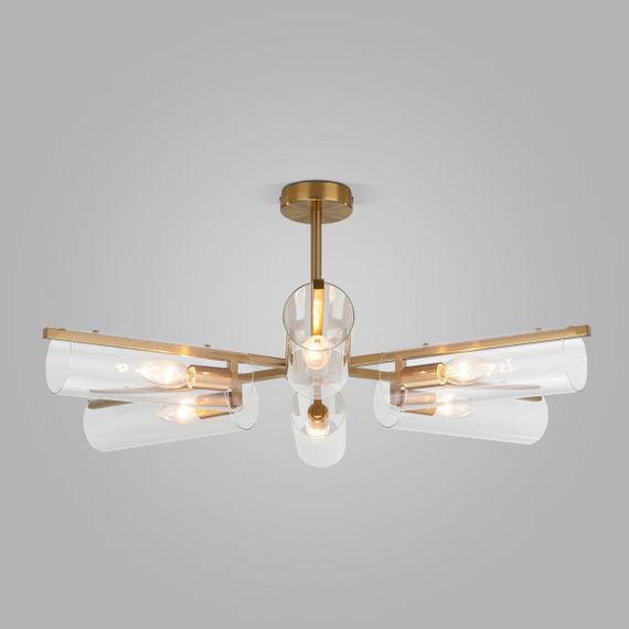 Потолочная люстра Eurosvet Trompeta 70144/6 латунь