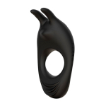 Черное эрекционное виброкольцо 3см с двумя моторами Feelz Toys Zeus Dual Vibe Cock Ring