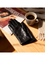 перчатки кожаные зимние теплые с подкладкой