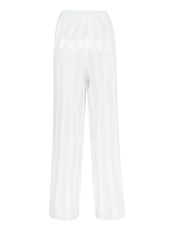 Шелковые брюки прямого кроя