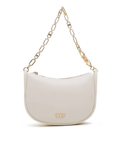 Кожаная сумка хобо Michael Kors - кремовый(32H3G8NC1L)