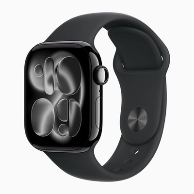 Часы Apple Watch Series 11 42mm Jet Black Aluminium Case, Sport Band (Black) M/L