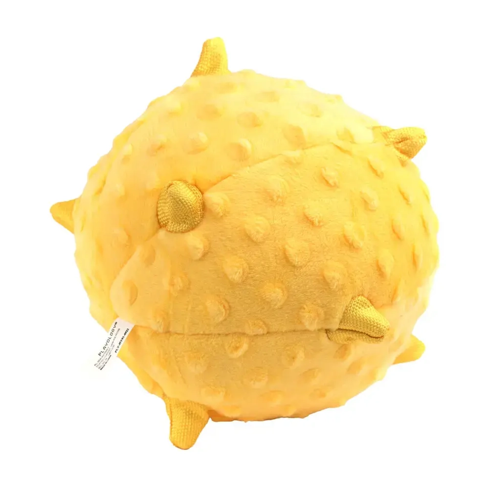 Playology puppy sensory ball сенсорный плюшевый мяч для щенков с ароматом курицы, 15 см, желтый