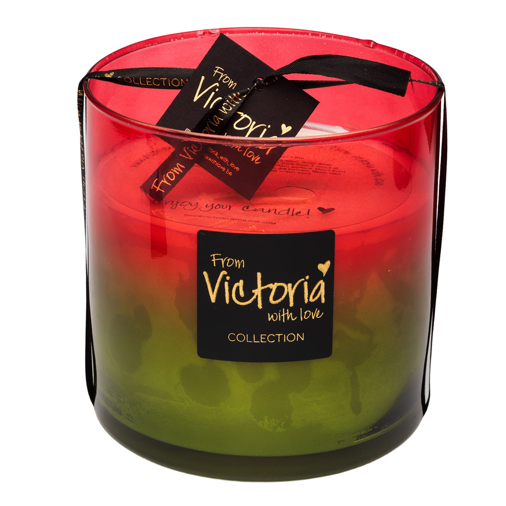 nan Свеча ароматическая Fade red Victoria with Love Красный