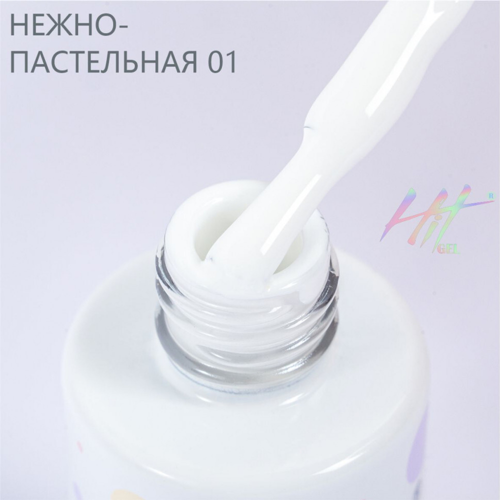 Гель-лак ТМ "HIT gel" №01 White, 9 мл
