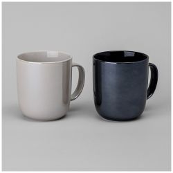 НАБОР КРУЖЕК BRONCO "GLOSS" 2 ШТ. 400 МЛ МИКС