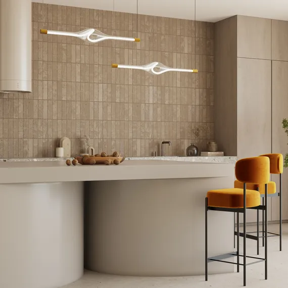 Подвесной светильник Виток / Loop 3000К 23Вт Maytoni mod290pl-l23bs3k