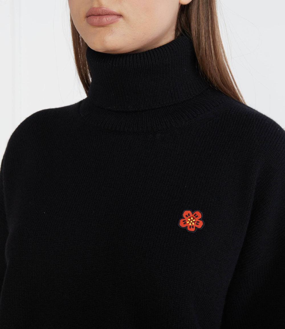 Хлопковый гольф Kenzo - черный(FD62PU4323LC)