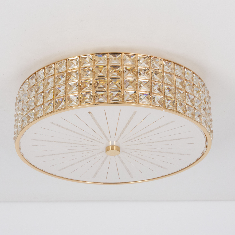 Citilux Портал CL324152 Люстра хрустальная Золото