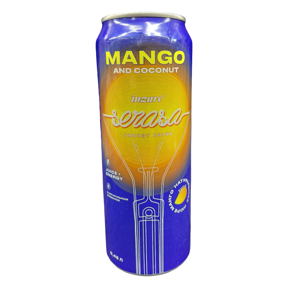 Энеретический Напиток "Serasa" Манго 0,45л
