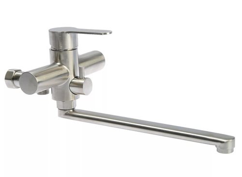 L72203 Смеситель для ванны излив 30 см (нержавейка)