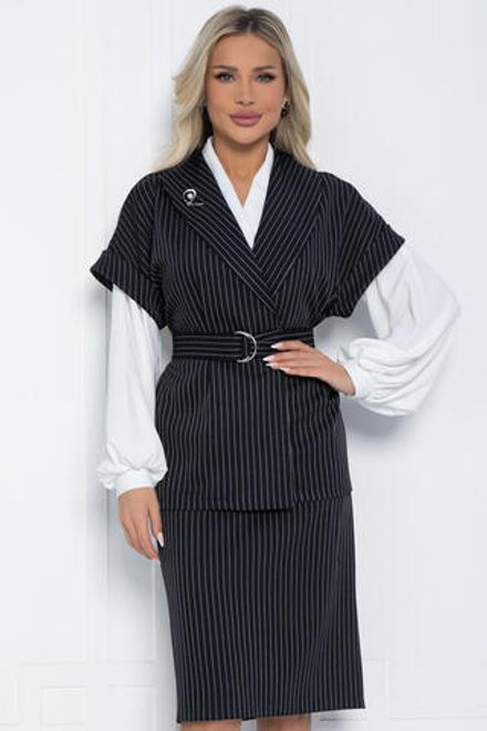 Костюм Деловая женщина (темно-синий) К12463-4 LT Collection