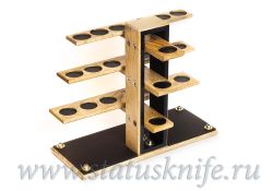 Стойка кастомная из дуба для 21 бусиныфотография - 4