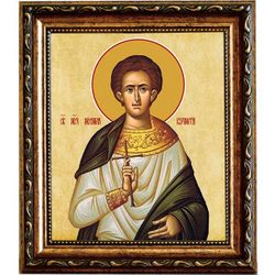 Михаил Вурлиот мученик. Икона на холсте.