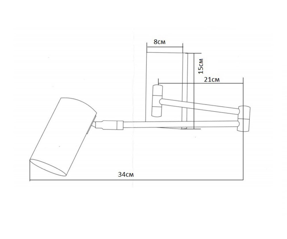 Kink Light 07657,20 Бра Хэлли бронза Gu10 1*5W
