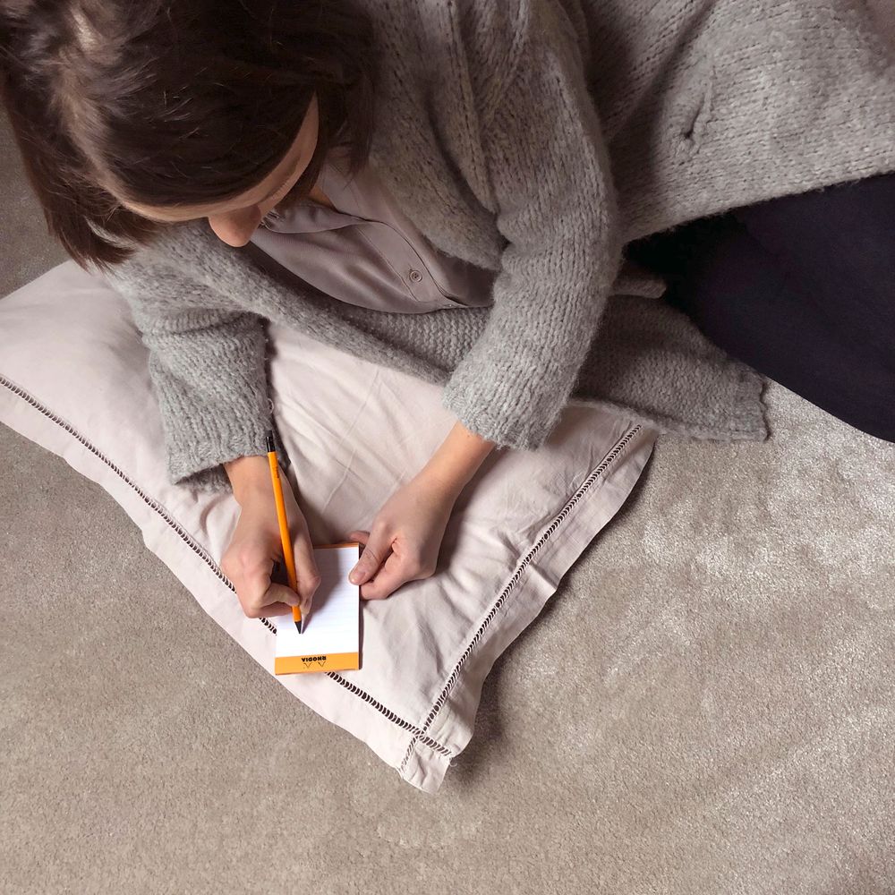 Блокнот Rhodia Basics №11 A7 в клетку 80 гр оранжевый (11200C) 4