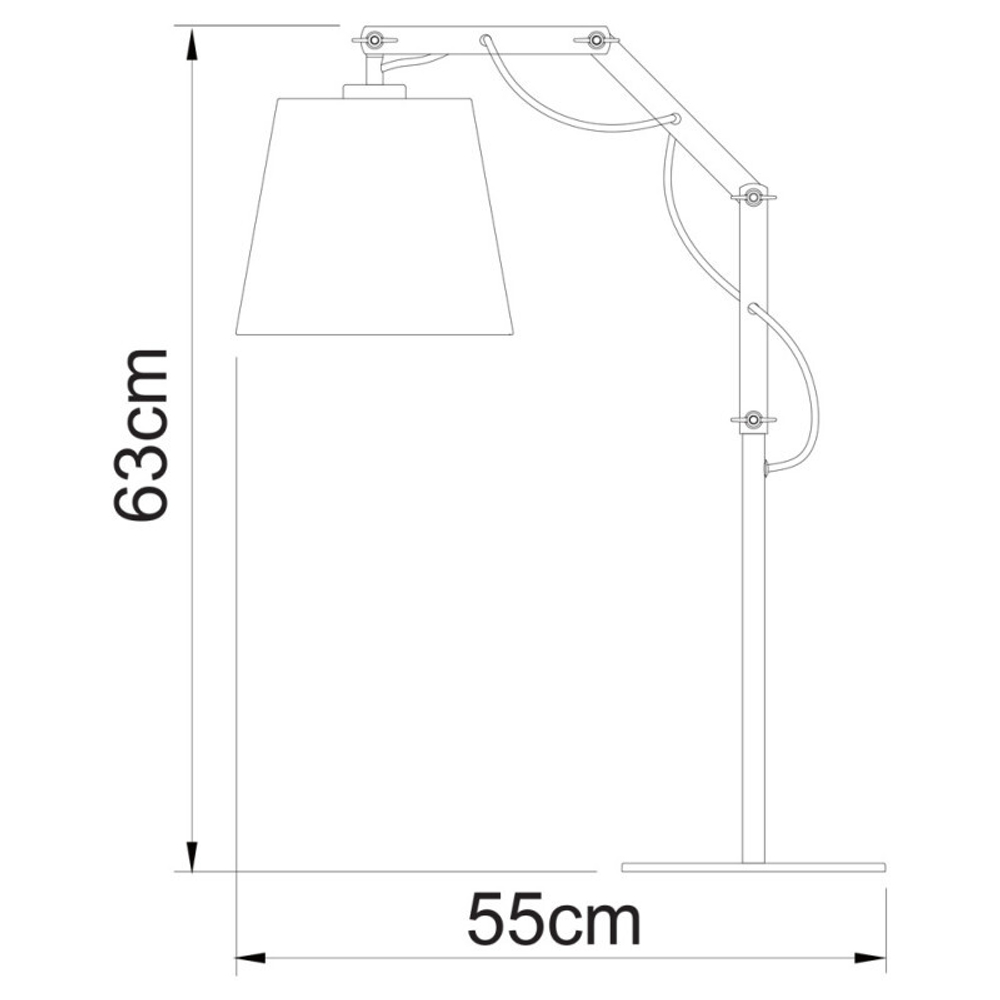 Настольная лампа Arte Lamp Pinocchio A5700LT-1BK
