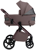 Коляска 4 в 1 Sweet Baby SBL Elegante Therma Colore + автокресло Elegante Plus с базой i-Size ISOFIX DK780 Mokka
